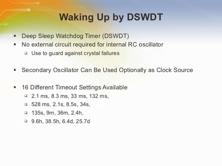 Deep Sleep Mode on Microchip PIC18F and PIC24F MCUs
