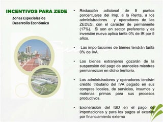 Beneficios para la apertura del capital, como diferimiento del pago del impuesto a la renta, para aquellas empresas que abran su capital al exterior.