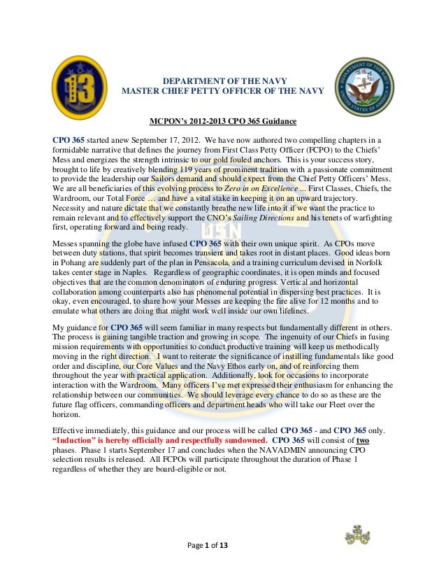 Mcpon 2012 13 cpo 365 guidance final