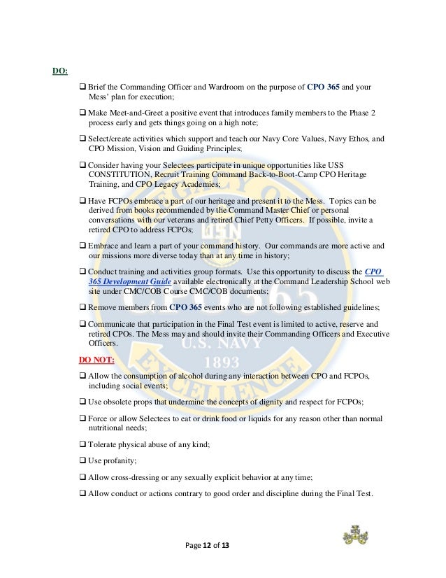 Mcpon 2012 13 cpo 365 guidance final