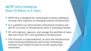 IFC Syndications MCPP Initiatives by Meaghan McGrath | PPT