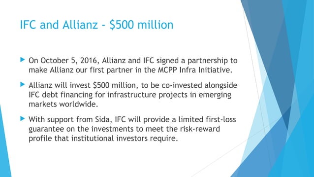 IFC Syndications MCPP Initiatives by Meaghan McGrath | PPT
