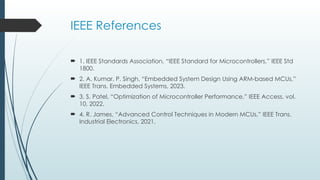 Ieee Microcontroller Microcontroller-Based Footstep Power Generation Using Arduino for ...
