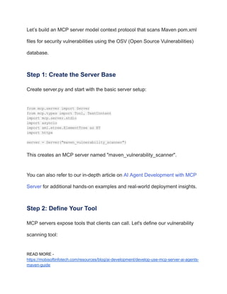MCP Server Deployment Guide Powering AI Agents with Scalable ...