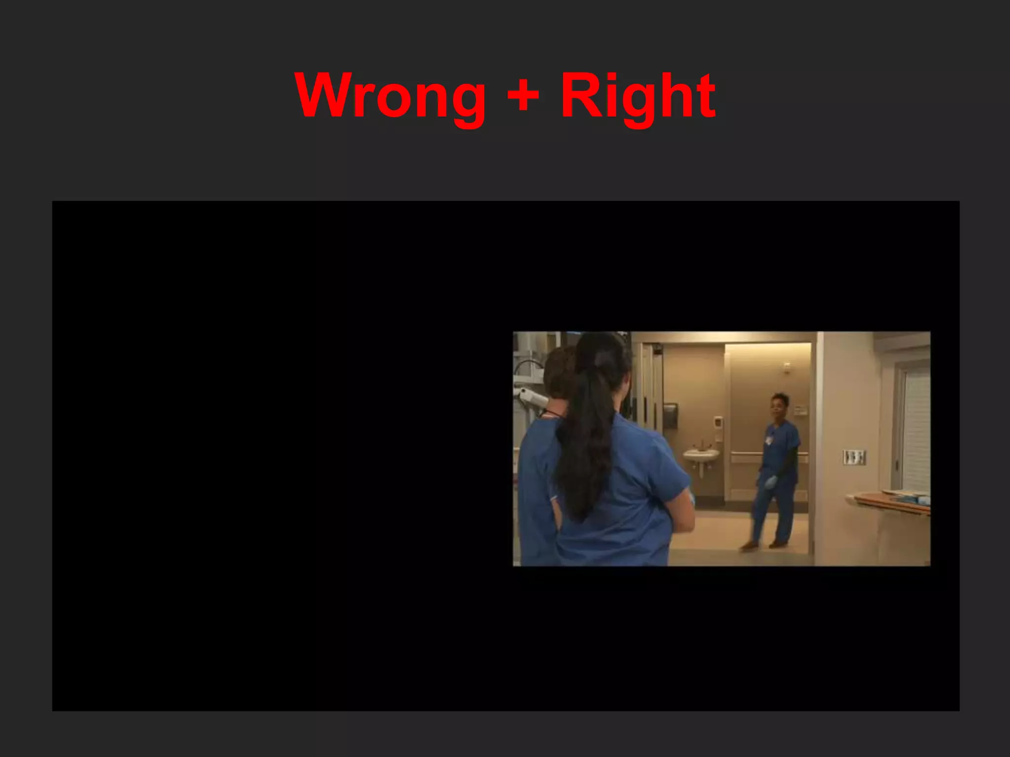 Wrong + Right

 