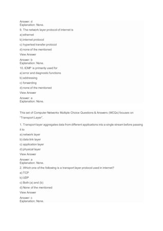 Mcq in int | DOCX