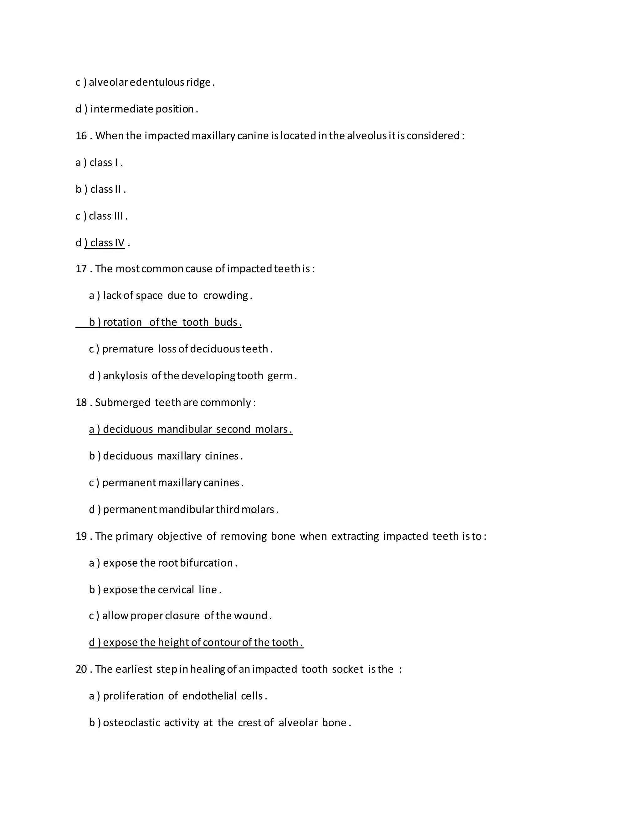 Mcq of impacted_teeth.pptx