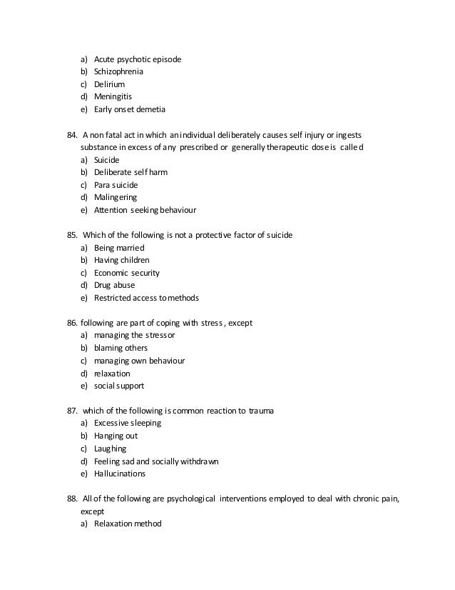 Mcq One Best Answer Behavioral Sciences Mcq One Best Answer Behavioral Sciences