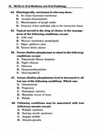 MCQ Oral medicine and oral radiology.pdf