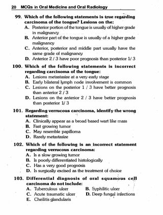 MCQ Oral medicine and oral radiology.pdf