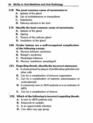 MCQ Oral medicine and oral radiology.pdf