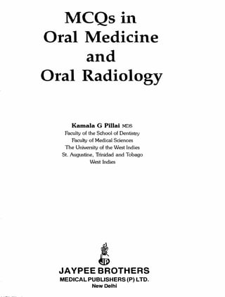 MCQ Oral medicine and oral radiology.pdf