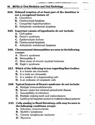 MCQ Oral medicine and oral radiology.pdf