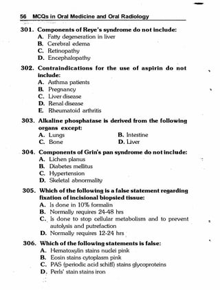 MCQ Oral medicine and oral radiology.pdf