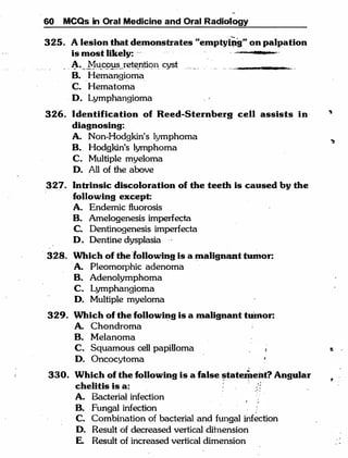 MCQ Oral medicine and oral radiology.pdf