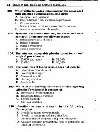 MCQ Oral medicine and oral radiology.pdf