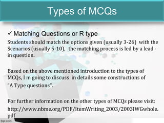 Mc qs formation | PDF