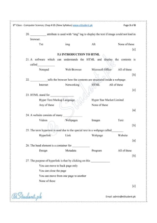 Mc qs ch 5 computer 9th by e-student | PDF