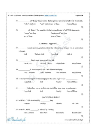 Mc qs ch 5 computer 9th by e-student | PDF