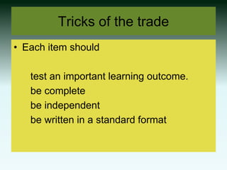 MEU WORKSHOP Mcq's objective type questions | PPTX