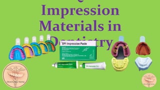 Impression
Materials in
Dentistry
 