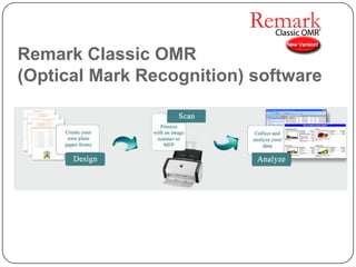 Remark Classic OMR
(Optical Mark Recognition) software
 
