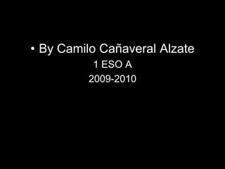 By CamiloCañaveralAlzate1ESO A 2009-2010