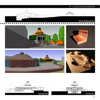 ELITCH THEATER ADDITION




                        Site and Building Section




North Elevation                   East Elevation

                                               21
 