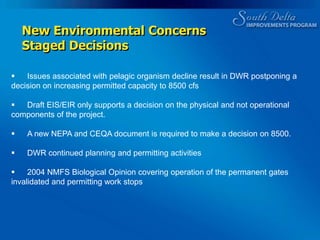 Supply and Demands EvaluatedState Water ProjectCentral Valley Project (Federal)LocalSDIP Planning CALSIM IIStatewide CVP & SWP Water Allocation ModelCALSIM