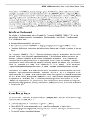 MCRP 5-12D Organization of United States Marine Corps 26 Aug15 | PDF