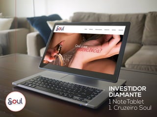 INVESTIDOR
DIAMANTE
1 NoteTablet
1. Cruzeiro Soul
 