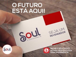 O FUTURO
ESTÁ AQUI!
BAIXE O APLICATIVO
AGORA MESMO E VIVA
ESSA EXPERIÊNCIA
 