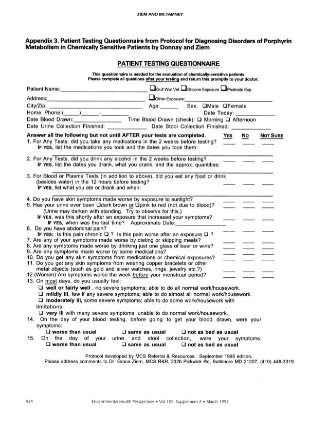 air freshener questionnaire chemical of MCS injury Zi⦠with profile and patients sensitivity air freshener questionnaire chemical of MCS injury Zi⦠with profile and patients sensitivity