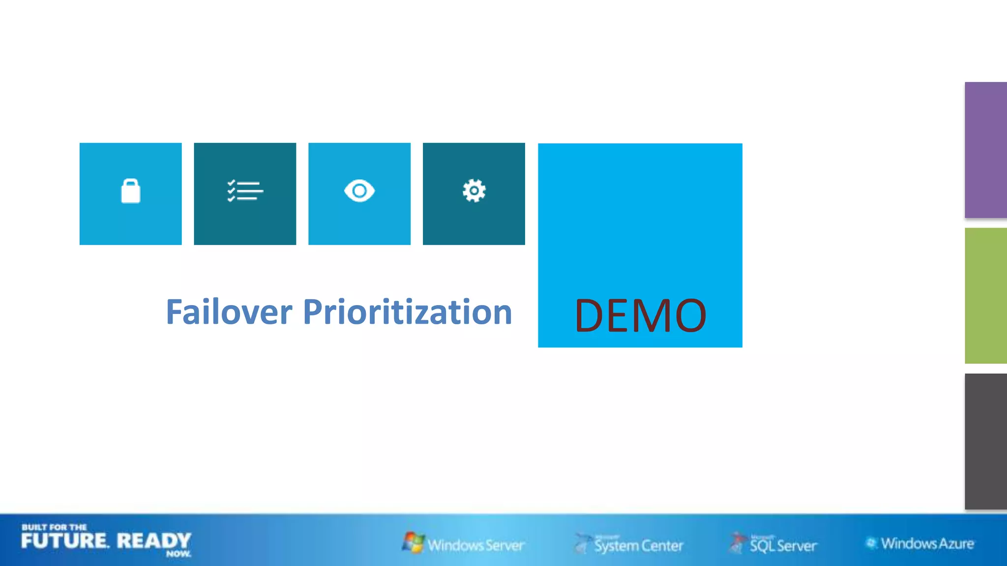 Failover Prioritization   DEMO
 