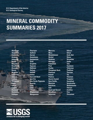MINERAL COMMODITY
SUMMARIES 2017
 