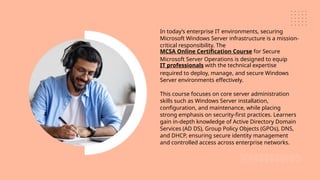 MCSA Online Certification Course for Secure Microsoft Server Operations ...