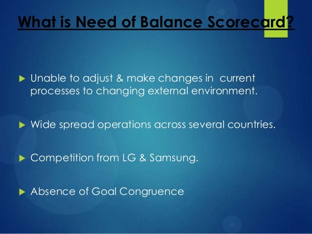 Balanced scorecard template ppt image