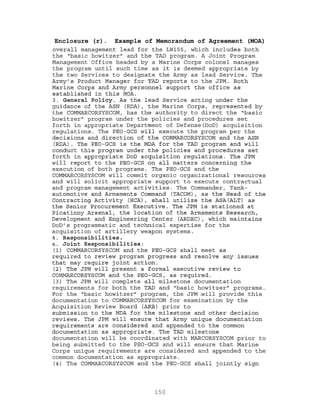 150
Enclosure (r). Example of Memorandum of Agreement (MOA)
 