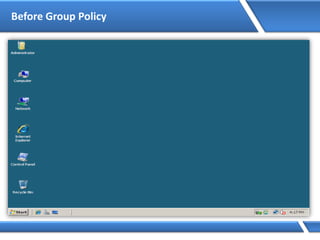 Before Group Policy
 