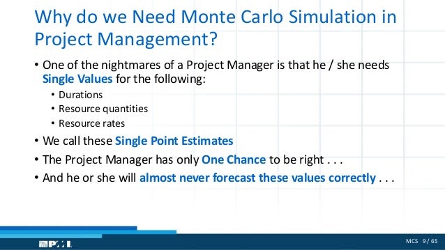 monte carlo simulation for project estimates v1 0 monte carlos simulation