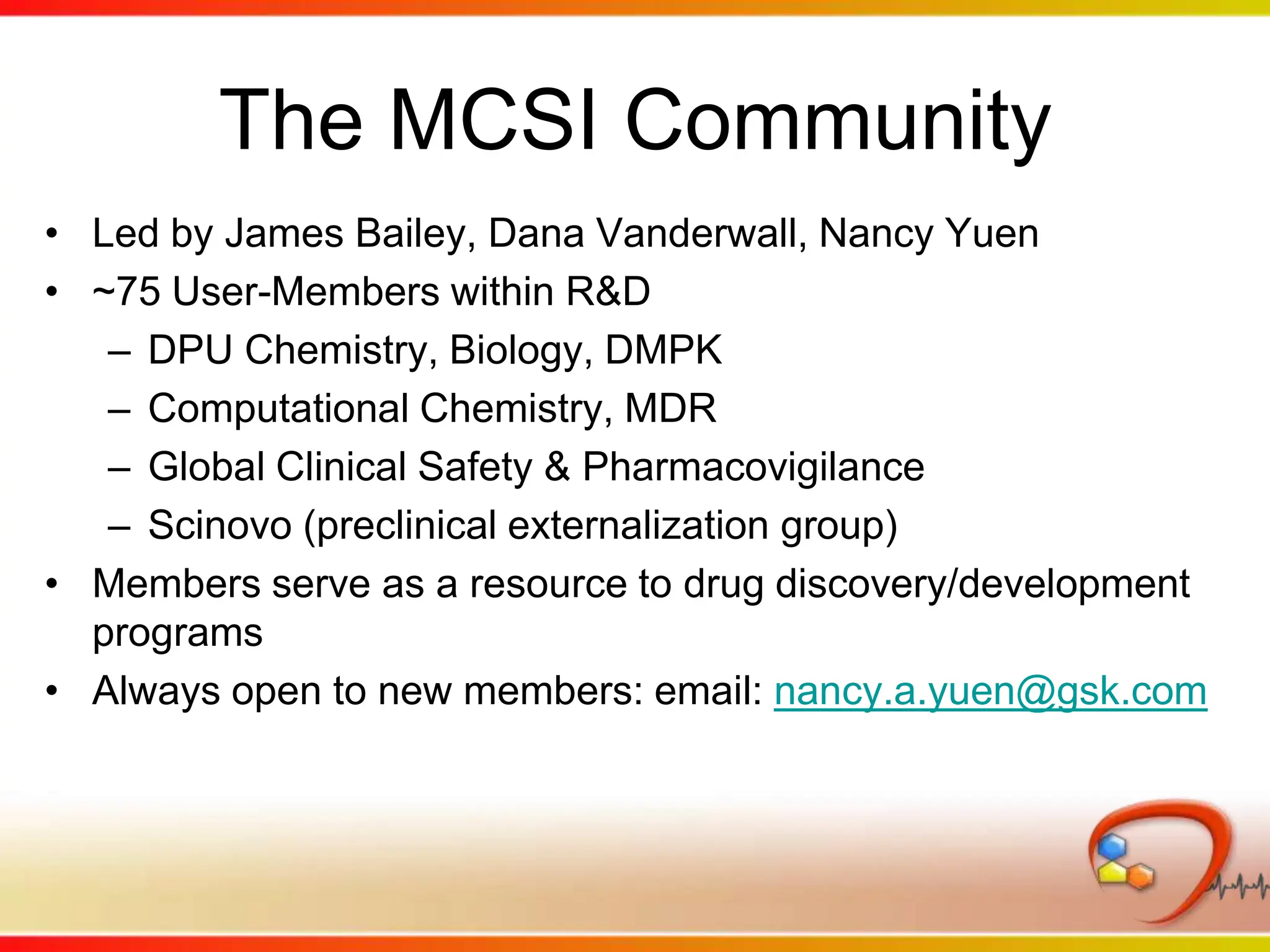 Comparing the adverse event data with the measured target activity profilesAdverse eventsTake one well understood example:hERG inhibition & QT prolongationMarketed Drugs AE “Score”: QT prolongation hERG IonWorks pIC50Potency/efficacy in target assay