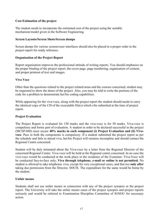 Mcsp 060 project guidelines july 2012 | PDF