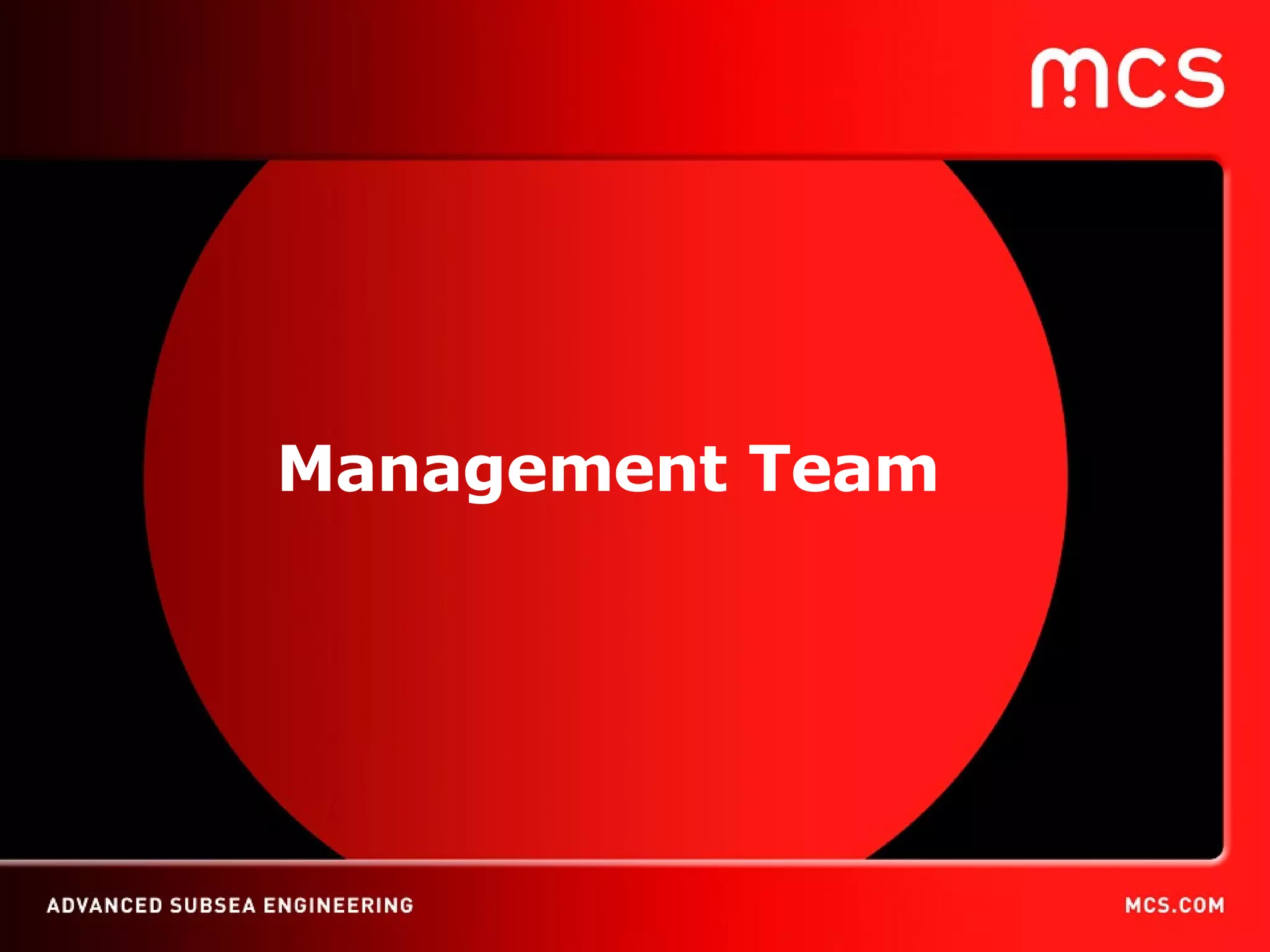 Management Team 
