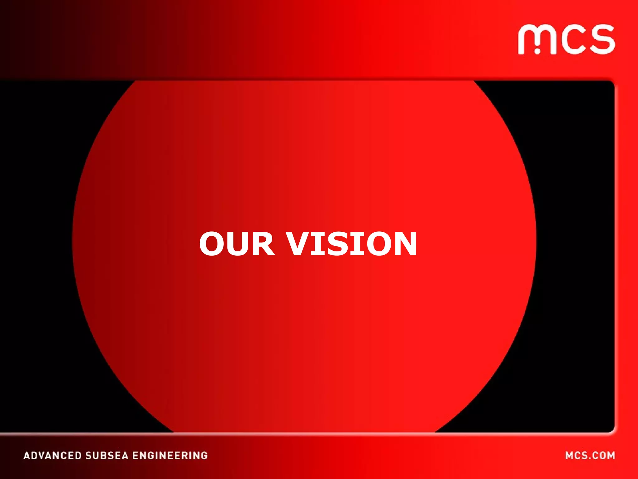 OUR VISION 