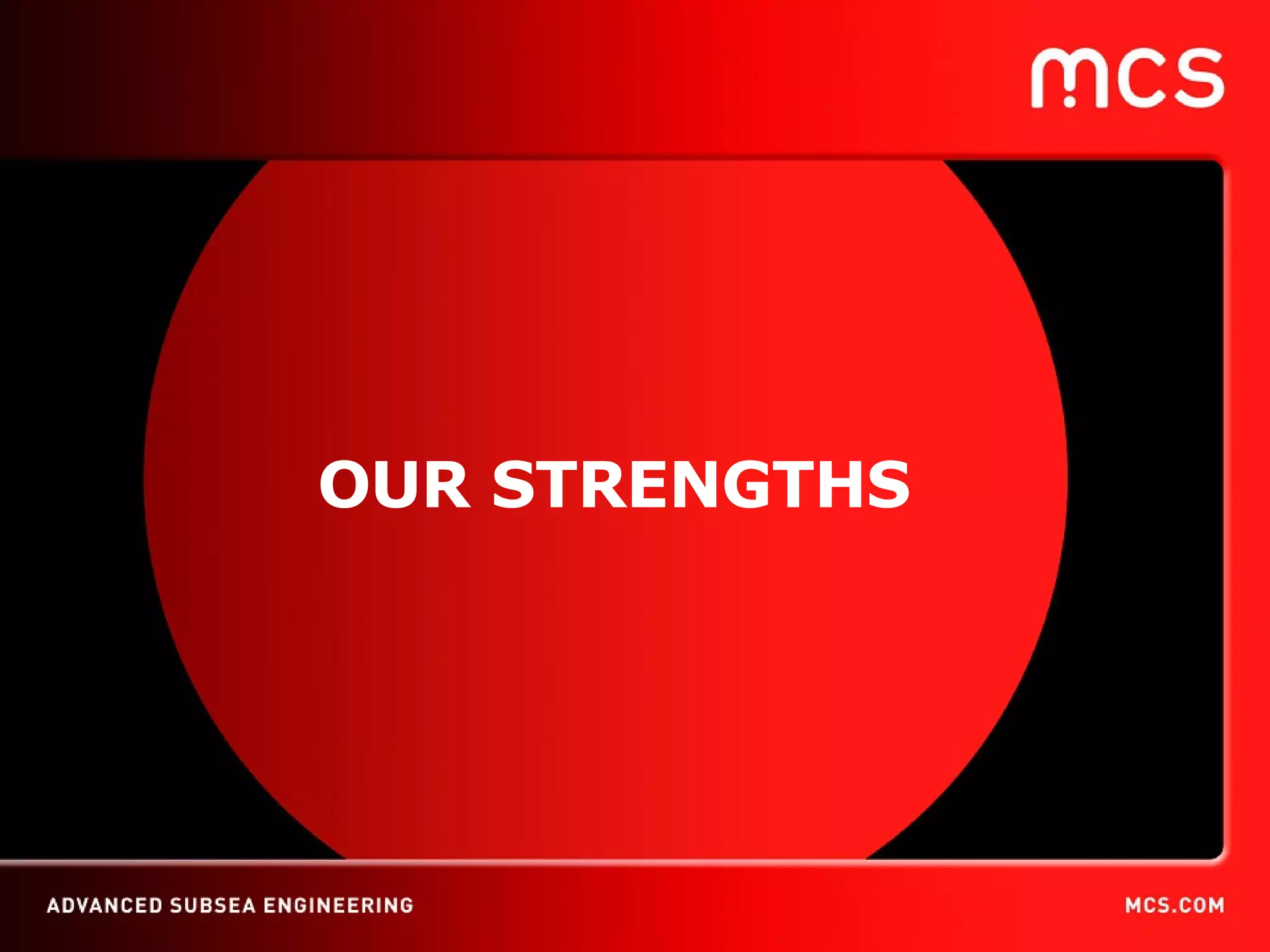 OUR STRENGTHS 