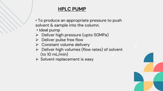 Material characterization techniques HPLC | PPTX