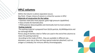 Material characterization techniques HPLC | PPTX