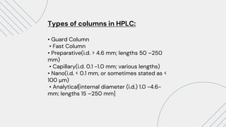 Material characterization techniques HPLC | PPTX