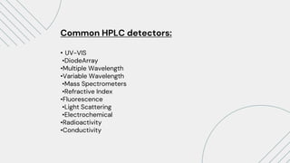 Material characterization techniques HPLC | PPTX