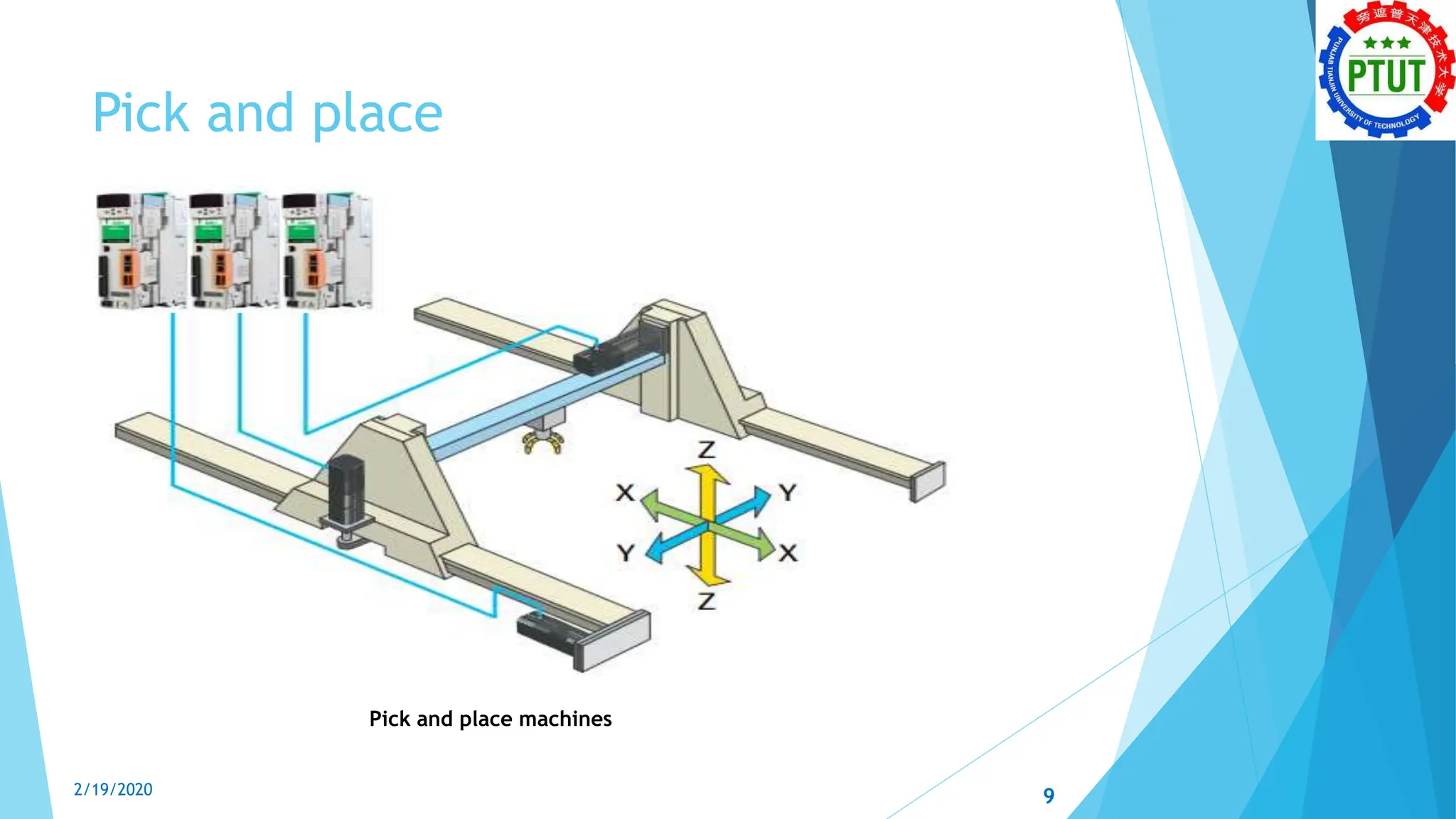 Pick and place
Pick and place machines
2/19/2020 9
 